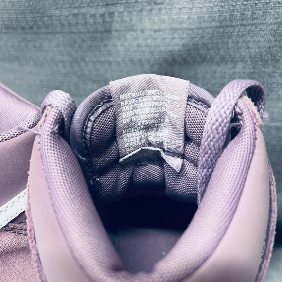 Nike Dunk High Suede Violet Dust/White PS PreSchool Size 12c 905353 500 - Picture 7 of 10